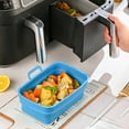 thumbnail image 1 of pitrice Fryer Tray Bake Plate Baking Supplies Heating-resistance Compact Size Smooth Surface Washable Multicolored Kitchen Gadget Red, 1 of 8