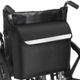 thumbnail image 1 of POINTERTECK Sac pour Fauteuil Roulant pour Dossier de Chaise Pochette Imperméable pour Fauteuil Roulant avec Bande Réfléchissante Sécurisée Pochette de Rangement pour Déambulateur Grande Capacité, 1 of 8