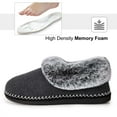 thumbnail image 6 of EverFoams Ladies' Luxury Wool Memory Foam Slippers with Fluffy Faux Fur Collar and Indoor Outdoor Sole, 6 of 6