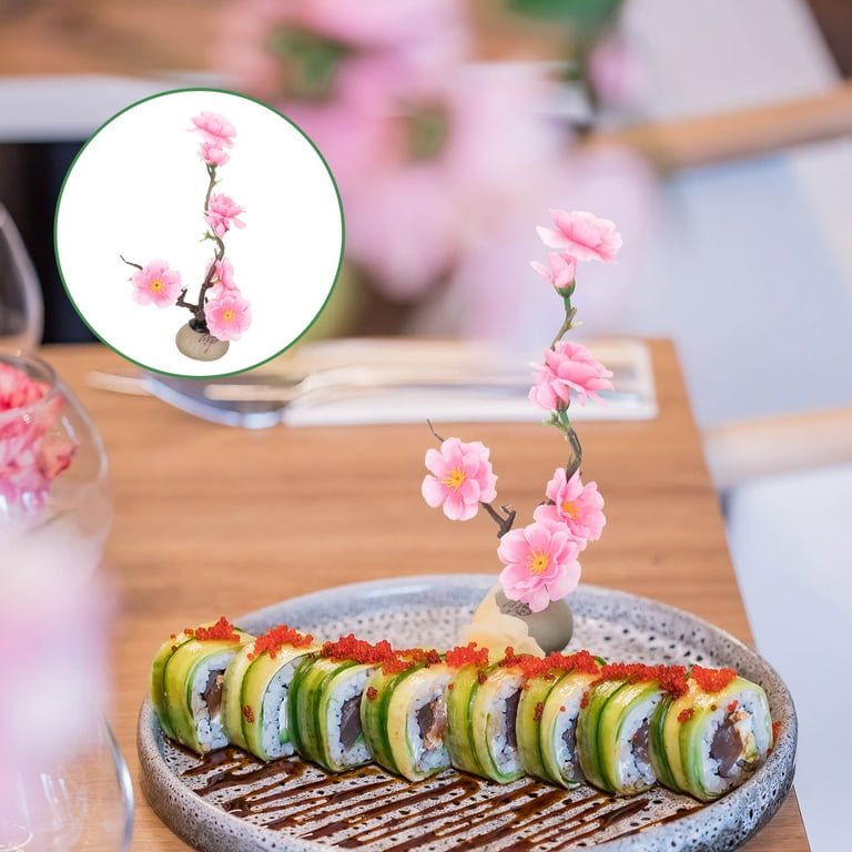 Flower Sushi Plate Blossom Flowers