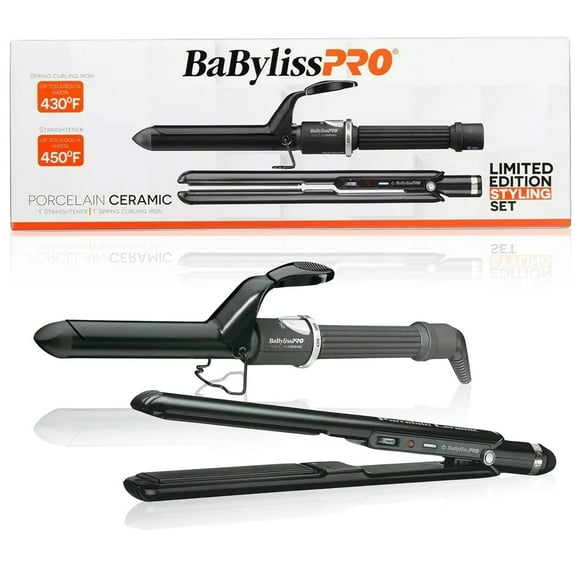 Combo Plancha De Cabello + Tenaza Rizador Babylisspro