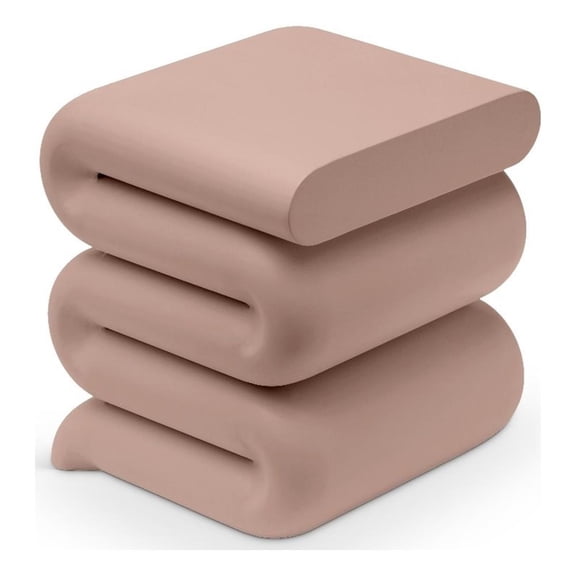 Meridian Furniture Roland Pink Iron End Table