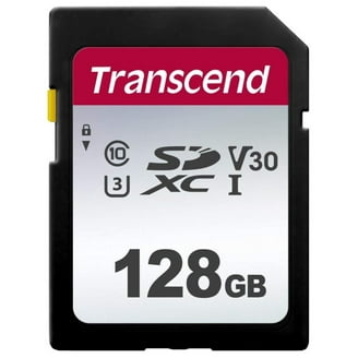 Transcend 128GB SDXC Memory Card for Canon DSLR T7, T7i, SL1, T6