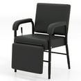 thumbnail image 5 of Adjustable Heavy Duty Reclining Shampoo Chair with Leg Support Salon Beauty Spa for Barber Shop(Black), 5 of 19