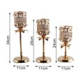 thumbnail image 7 of Happy date Crystal Candle Holders, Glitter Hurricane Tealight Candle Stand, Crystal Candle Holder for Wedding, Dining, Coffee, Anniversary Celebration Centerpieces, 7 of 7