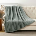 thumbnail image 4 of Home Soft Things Heavy Faux Fur Throw - Silver - 50" x 60", 4 of 10