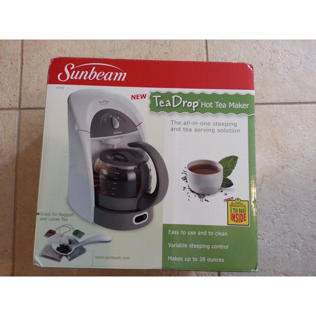 Tetera Eléctrica para Té Caliente Sunbeam HTM3 con Cesta Extraíble de 830 ml