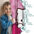 thumbnail image 3 of 2 Panels Print Pattern Nursery Curtains Boys Girls Kids Hello Kawaii Cat Cute Window Drapes for Living Bedroom Playroom Room Decor Rod Pocket 42x54Inch, 3 of 5