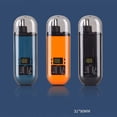 thumbnail image 2 of Refillable Electric USB Lighter with Digital Display Rechargeable Windproof Flameless Plasma Arc Lighter for Home Kitchen Outdoor Use, 2 of 2