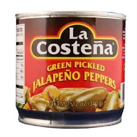 La Costena Green Pickled Jalapeno Peppers, 12 oz