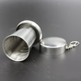 thumbnail image 5 of 75ml/150ml/250ml Portable Retractable Cup Stainless Folding Cup Collapsible Outdoor Camping Mug Water Drinking Cup  150ml, 5 of 10