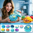thumbnail image 3 of Dumpling Squishy Toys Squishy Dumpling Slow Rising Fidget Squeeze Stress Relief Cute Mini Food Simulation Desk Decor Party Favors for Kids Adults,Light Blue, 3 of 7