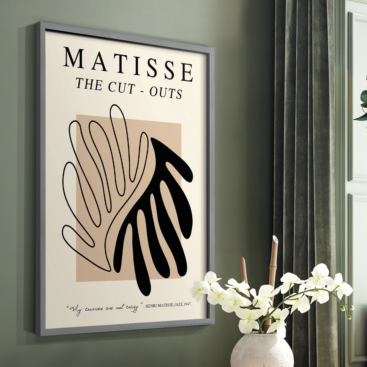 Matisse XCIX Framed Print - Solid Wood