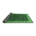 thumbnail image 2 of Ahgly Company Indoor Rectangle Oriental Emerald Green Industrial Area Rugs, 2' x 4', 2 of 4