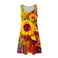 thumbnail image 1 of Robe Ado Fille Robe Mignonne Filles Robe d'Anniversaire Fille Robe Arc-en-Ciel Fillette Vêtements d'Été 13-14 Ans, 1 of 7