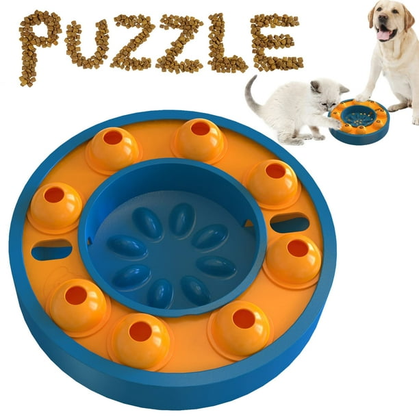 KADTc Puzzles Toy Used for Both cats Dogs,cat Brain Toys Kitten Mental  Stimulation Kitty Mentally Stimulating Puzzle Feeder Best Interactive  Indoor Treat Dispenser Food Dispensing Bowl Smart 