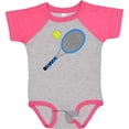 thumbnail image 3 of Inktastic Blue Tennis Racket and Ball Boys or Girls Baby Bodysuit, 3 of 5