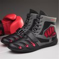 thumbnail image 4 of BETOOSEN High Top Combat Speed Mens Womens Wrestling Shoes Non-Slip Breathable Boxing Wrestling Training Sneaker, 4 of 12