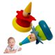 thumbnail image 4 of 2pcs Handmade Painted Clown Wooden Clown Craft Tops Toy Wooden Toys Kindergarten Toys Intelligence Toy with Clown Styling and Bright Colors for Kids, 4 of 4
