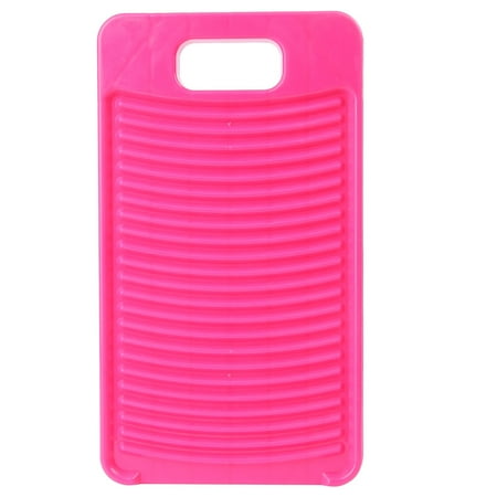HEMOTON Non-slip Washing Washboard Plastic Home Washing Scrubbing Board Creative Laundry Washboard for Home (Random Color)