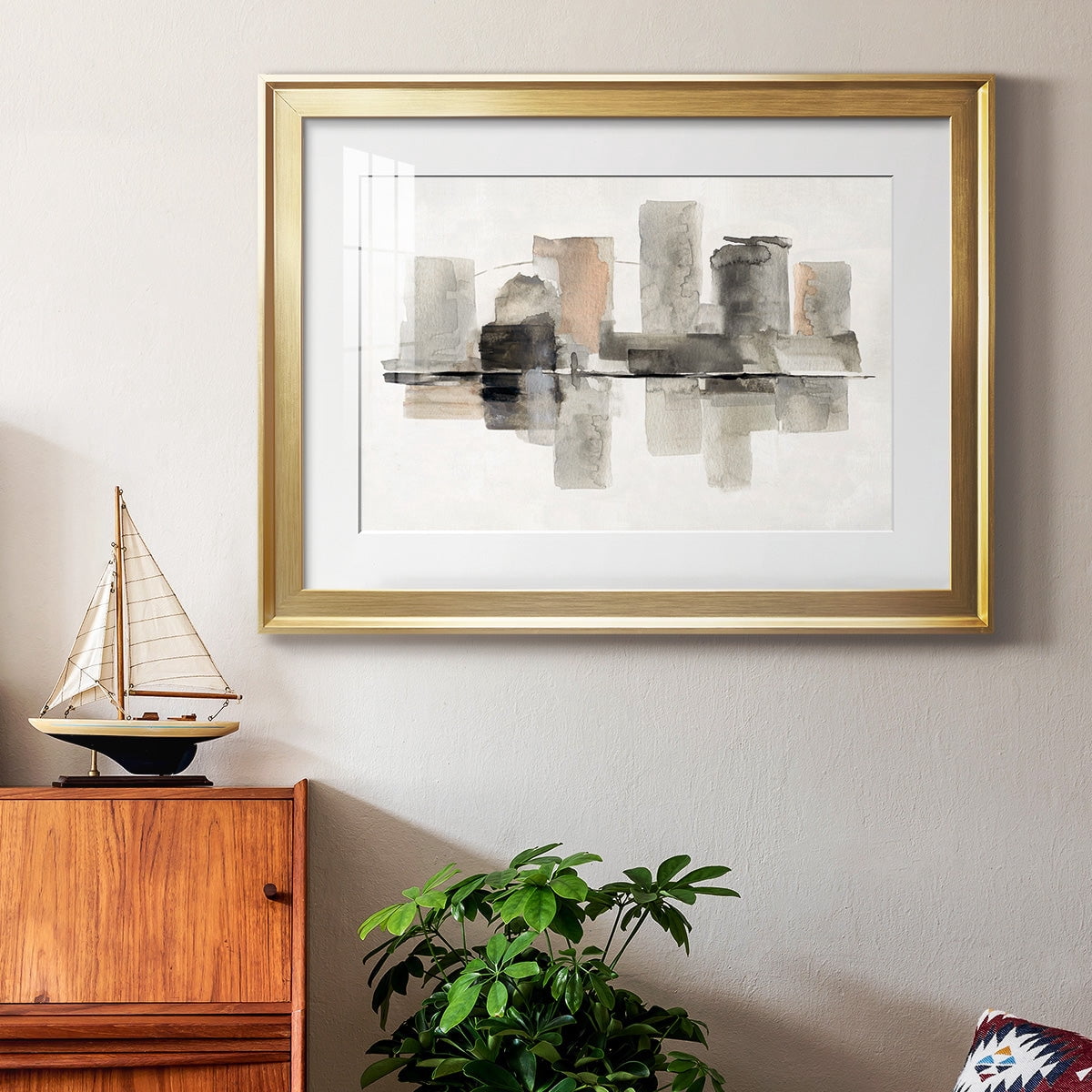 Urban Oasis II Premium Framed Print - Ready to Hang