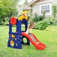 thumbnail image 5 of Gymax 6-in-1 Freestanding Kids Slide w/ Basketball Hoop Play Climber Slide Set, 5 of 9