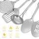 thumbnail image 4 of GOOHOCHY Juego de 5 utensilios de cocina de acero inoxidable para el hogar (plateados), 4 of 8