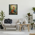 thumbnail image 3 of Stupell Industries Vibrant Fox in Forest Foliage Animals & Insects Painting Black Floater Framed Canvas Art Print Wall Art, 25 x 31, 3 of 10