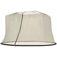 thumbnail image 1 of Moustiquaire de 7,5 Pieds pour Parasol - Filet Anti-Insectes Beige pour Patio Extérieur avec Porte Zippée / Couverture de Table de Jardin pour Ombre et Protection, 1 of 7