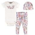 thumbnail image 1 of Gerber Essentials Set gorro, pañalero manga corta y pantalón para niña 3 meses, 1 of 1