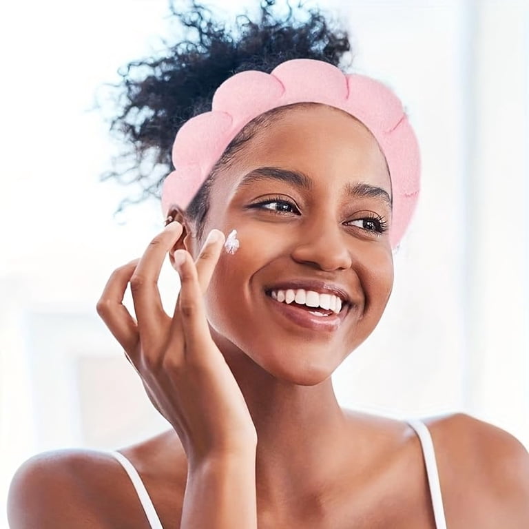 BLSCODE Sponge Spa Headband for Washing Face Terry Cloth 