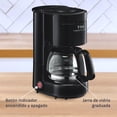 thumbnail image 4 of T-fal Cafetera de Filtro Permanente Heliora Petit Negra, prepara 6 tazas de café, cuenta con sistema antigoteo por lo que puedes servir el café mientras se está prepar, 4 of 6