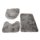 thumbnail image 1 of Naiovety Juego de 3 alfombrillas de baño e inodoro lavables a máquina para una fácil limpieza, buena elección para satisfacer las Juegos de accesorios de baño gary U40*5+45*50+ 50*80, 1 of 6