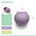 thumbnail image 4 of Melii bol en silicone avec couvercle - pour nourrissons et tout-petits - chat - 8 oz / 350 ml, 4 of 5