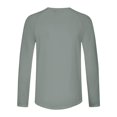 thumbnail image 7 of M-5X Mens Plus Size T-Shirts Big & Tall Long Sleeve Sun Protection UV Shirts Pullover Slim-Fit Solid Lightweight Athletic Workout Tees Tops, 7 of 7