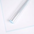 thumbnail image 1 of Nvzi glass paper floral paper, dustproof, waterproof, transparent, colored border, floral flower packaging paper, floral bouquet floral paper (moonlight blue), 1 of 5