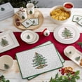 thumbnail image 6 of Spode Christmas Tree Polka Dot Cake Plate - 11" Cookie, Cupcake, Dessert Serving Platter - Porcelain Cake Stand for Holiday Gatherings - Dishwasher, Microwave, Freezer Safe, 6 of 6