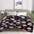 thumbnail image 4 of Yibo Baseball Blanket Flannel Soft and Comfortable Anti-static Bed Sofa Blanket, 4 of 7