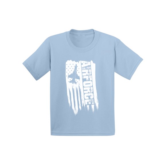 Awkward Styles American Flag Airforce Toddler Shirt 4th of July Gifts USA Airforce Kids T shirt Made in the USA USA Flag Airforce Tshirt for Boys USA Pride USA Flag Airforce Tshirt for Girls