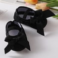 thumbnail image 4 of Baby Girls Mary Jane Flats with Bowknot Soft Sole Non-Slip Toddler Infant First Walker Princess Dress Shoes with Headband, 4 of 5