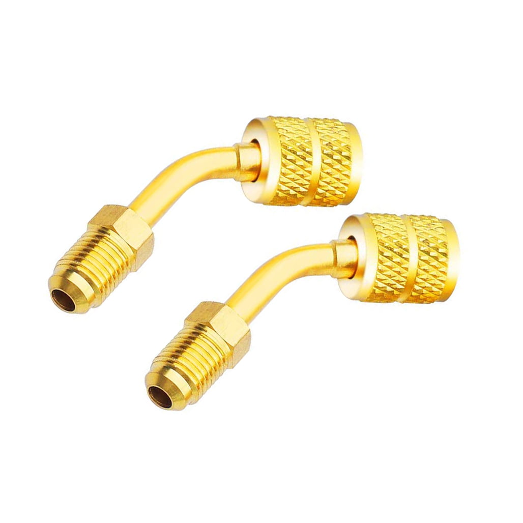 Details about   R410a Adapter For Split HVAC System Quick Couplers 1/4 Male To 5/16 Female SAE 