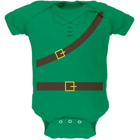 

Halloween Robin Hood Costume Kelly Green Soft Baby One Piece - 9-12 months