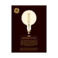 thumbnail image 4 of GE Vintage Style LED Light Bulb, 40 Watts, G63 Globe Bulbs, Medium Base, 4 of 6
