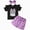 Purple, variant on Caqnni 7-8 Years Summer Outfits for Girls Girl Clothes Toddler Girls Summer Outfit Heart Tank Top Shorts 2 Piece Clothing For Girl Kids 2 Piece Loungewear