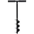 thumbnail image 2 of Hand Post Hole Digger Garden Auger Drill, T Shaped 4"*24" 7.9"*31" Garden Auger Spiral Drill Bit, for Deep Cultivating Seedlings Planting Trees (7.9"*31"), 2 of 10