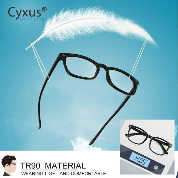 Cyxus Tr90 Flexible Lightweight Blue Light Blocking Computer Glasses