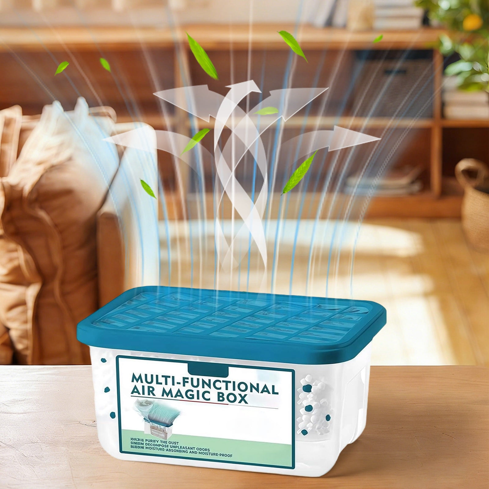 Indoor Air Purification Dust Removal Magic Box - Air Magic Box - Long- Dust Removal Box, Dust Removal & Fresh Air for Any Room