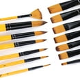 thumbnail image 3 of 1 Set Watercolor Paint Brushes Artist Brushes Drawing Supplies for Painting, 3 of 20
