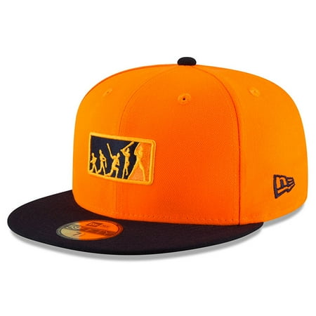 Umpire Cap - Houston Astros New Era 2018 Players' Weekend Team Umpire 59FIFTY Fitted Hat - Orange/Navy