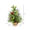 thumbnail image 3 of Vickerman D192020 Pin à Morris Artificiel de 24 Po avec 41 Pointes, 3 of 3